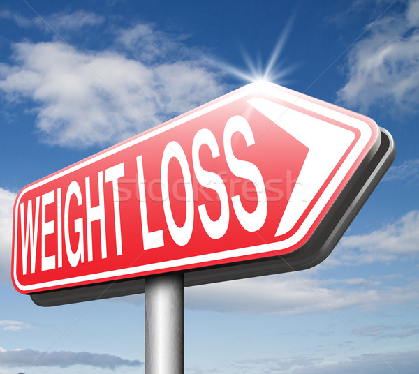 Gewichtsverlust Übergewicht zusätzliche Ernährung Ausübung Fitnessstudio Stock foto © kikkerdirk