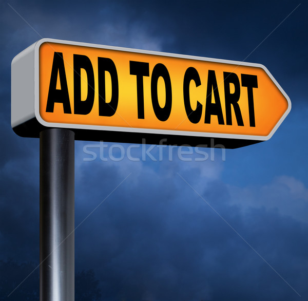 add to cart Stock photo © kikkerdirk