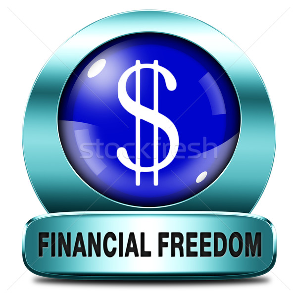 financial freedom Stock photo © kikkerdirk