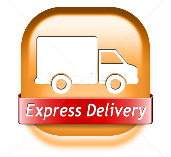 Expressz csomagszállítás expressz szállítás csomag szállítás online Stock fotó © kikkerdirk