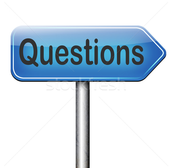 Stock photo: questions