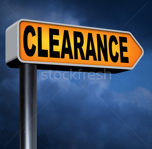 clearance Stock photo © kikkerdirk