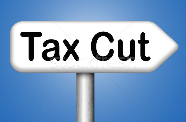 налоговых Cut снизить меньше Сток-фото © kikkerdirk