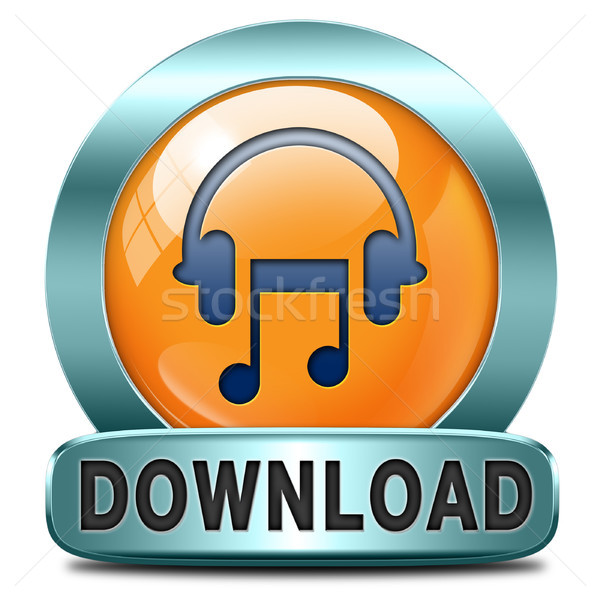 Stock photo: music download