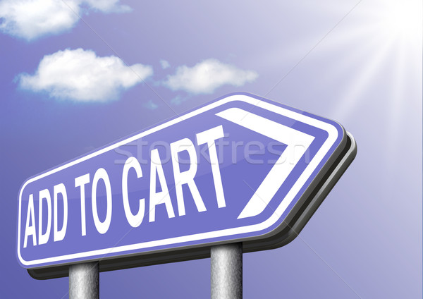 add to cart Stock photo © kikkerdirk