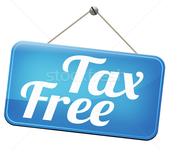 Stock photo: tax free