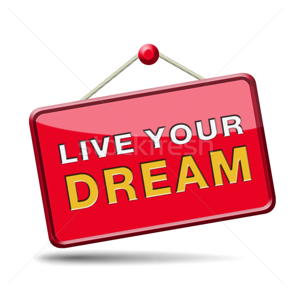 live your dream Stock photo © kikkerdirk