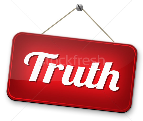 Trovare verità onesto bugie lungo Foto d'archivio © kikkerdirk