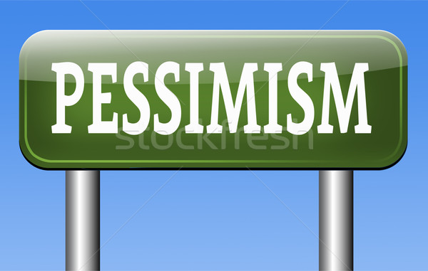 Stock photo: pessimism