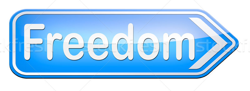 Vrijheid vreedzaam gratis leven vrede democratie Stockfoto © kikkerdirk