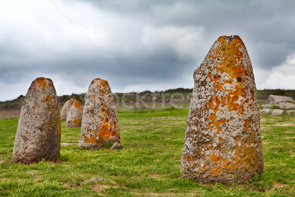 menhir sardinia megalith stone Stock photo © kikkerdirk