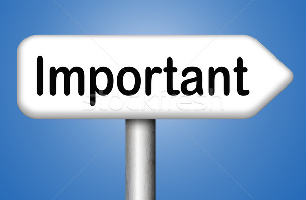 Importante informations un message essentiel critique info [[stock_photo]] © kikkerdirk