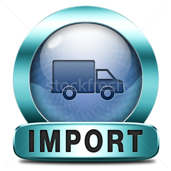 импортный икона международных всемирный глобальный торговли Сток-фото © kikkerdirk