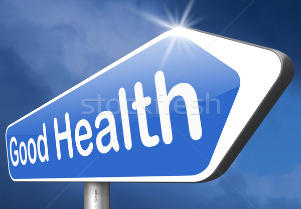 Bom saúde vida saudável vitalidade energia viver Foto stock © kikkerdirk