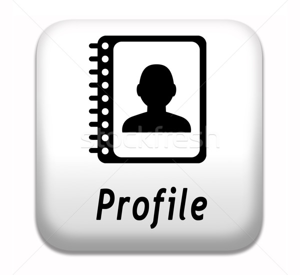 profile button Stock photo © kikkerdirk