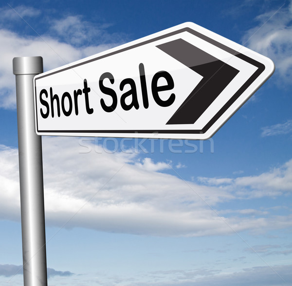 short sale Stock photo © kikkerdirk