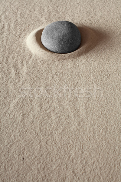 Foto d'archivio: Zen · meditazione · pietra · concentrazione · punto
