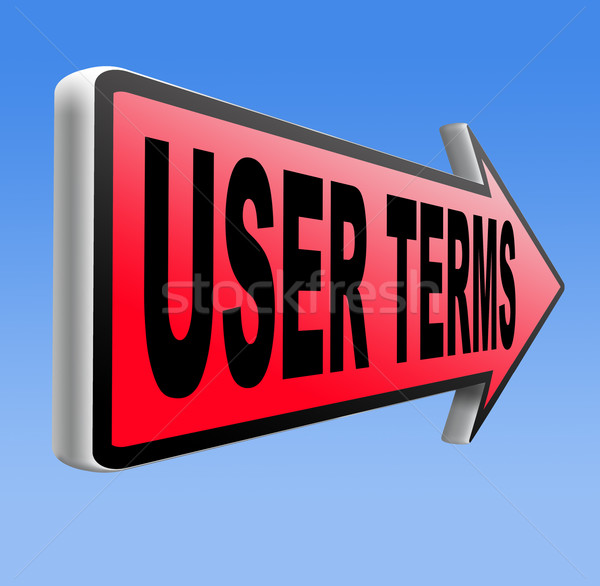 user terms Stock photo © kikkerdirk