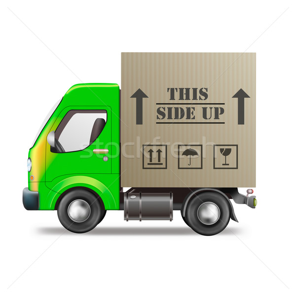 this side up delivery truck Stock photo © kikkerdirk