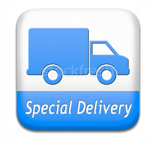 Stock fotó: Különleges · csomagszállítás · házhozszállítás · online · csomag · szállítás