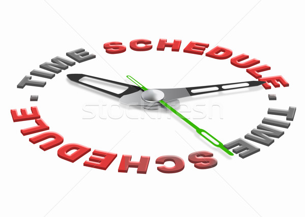 time schedule Stock photo © kikkerdirk