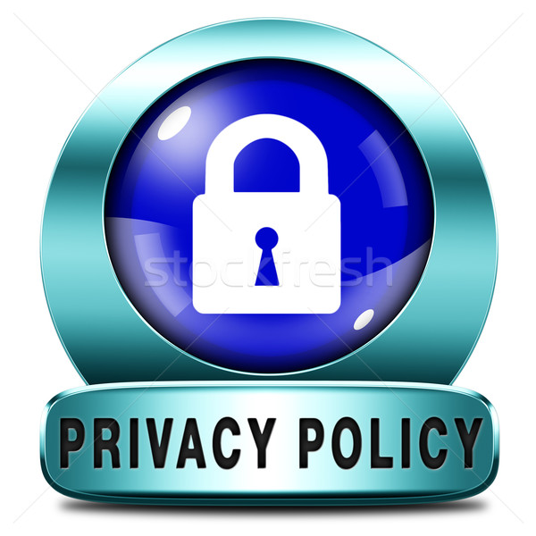 Intimitate date personal informaţii protecţie Imagine de stoc © kikkerdirk