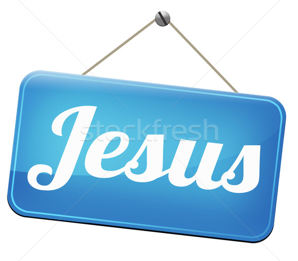 Jezusa Chrystusa sposób wiary zbawca Zdjęcia stock © kikkerdirk