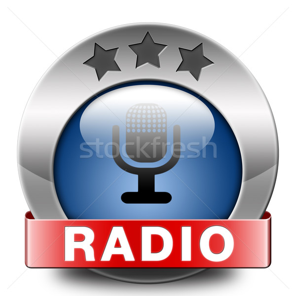 radio icon Stock photo © kikkerdirk