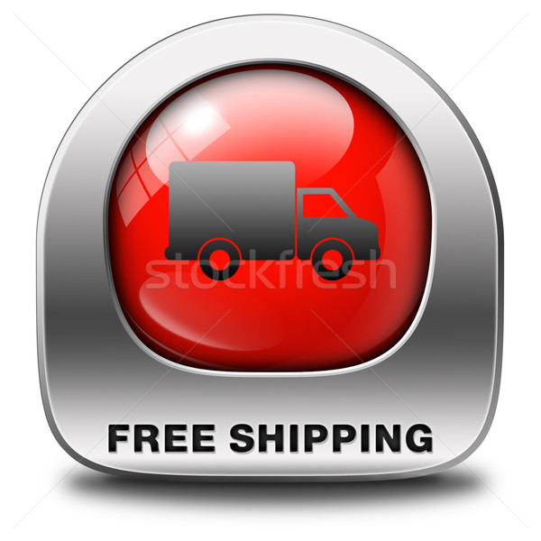Ingyenes szállítás csomagszállítás online internet háló bolt Stock fotó © kikkerdirk