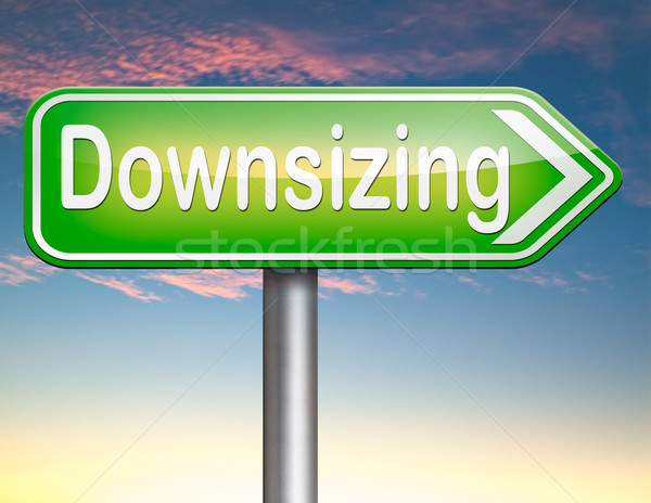 Stock photo: downsizing