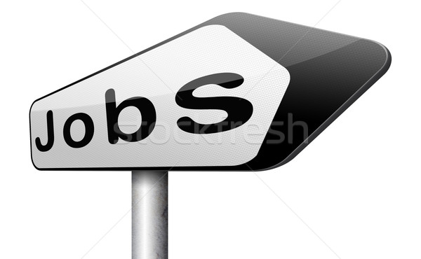 álláskeresés állások előre alkalom figyelmeztetés karrier Stock fotó © kikkerdirk