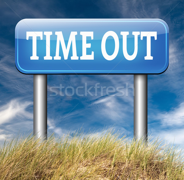 time out Stock photo © kikkerdirk