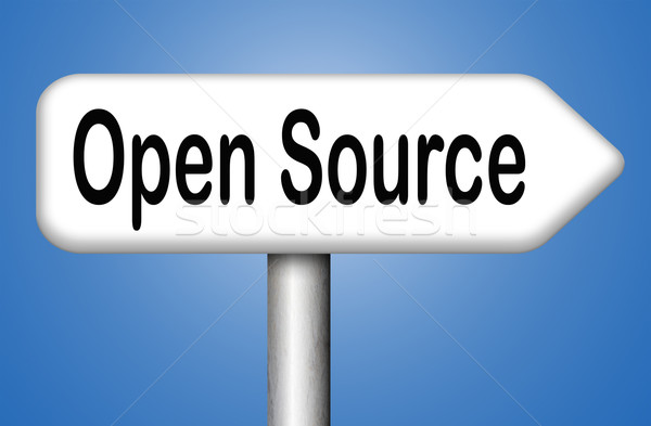 öffnen Quelle Programm Software Wirtschaft Internet Stock foto © kikkerdirk