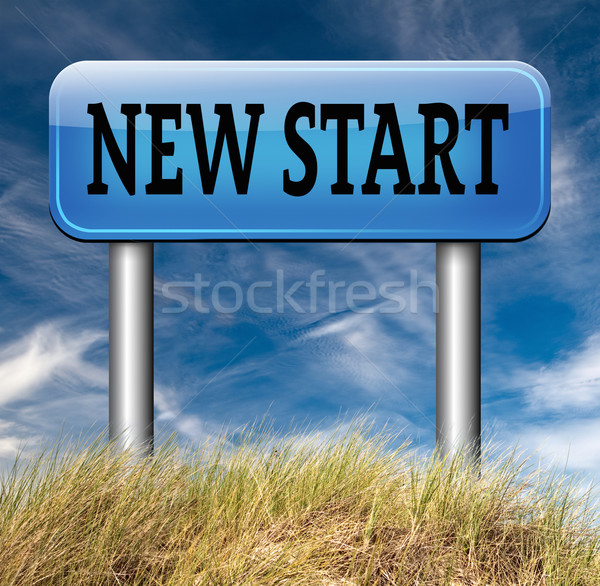 new start Stock photo © kikkerdirk