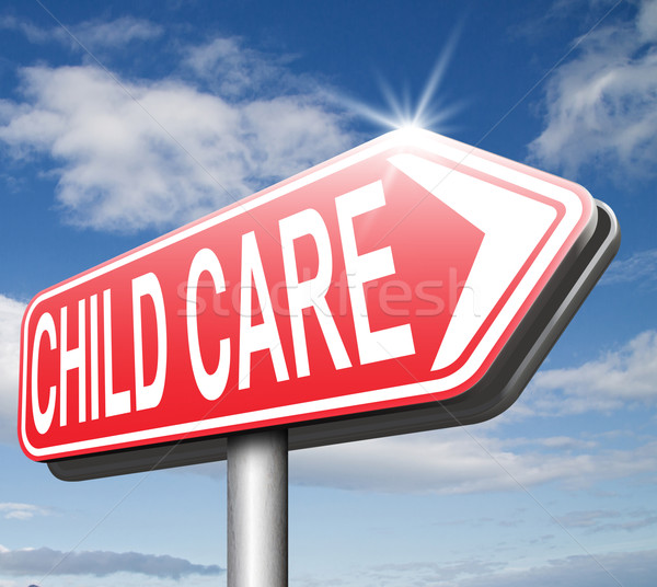 Gyermekgondozás központ óvoda védelem gyermekbántalmazás gyermek Stock fotó © kikkerdirk