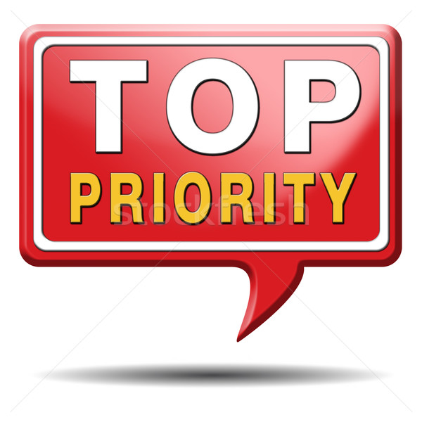 top priority Stock photo © kikkerdirk