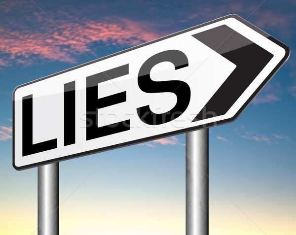 telling lies Stock photo © kikkerdirk