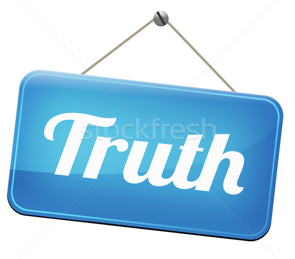 Trovare verità onesto lungo modo Foto d'archivio © kikkerdirk