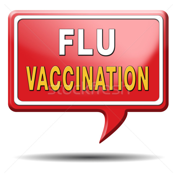 Influenza vaccinazione ago immunizzazione shot ospedale Foto d'archivio © kikkerdirk