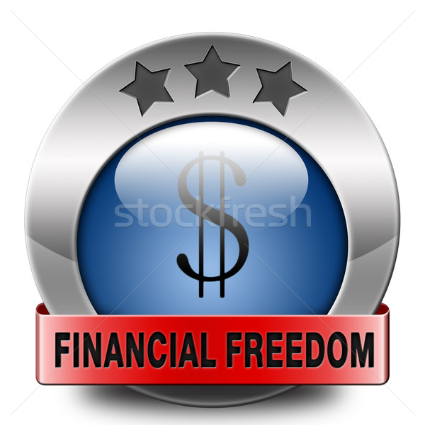 financial freedom Stock photo © kikkerdirk