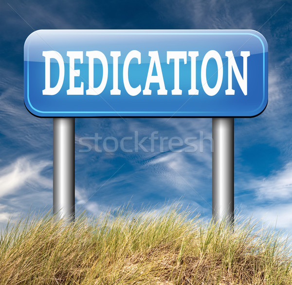 Stock photo: dedication