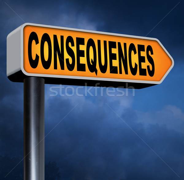 consequences Stock photo © kikkerdirk