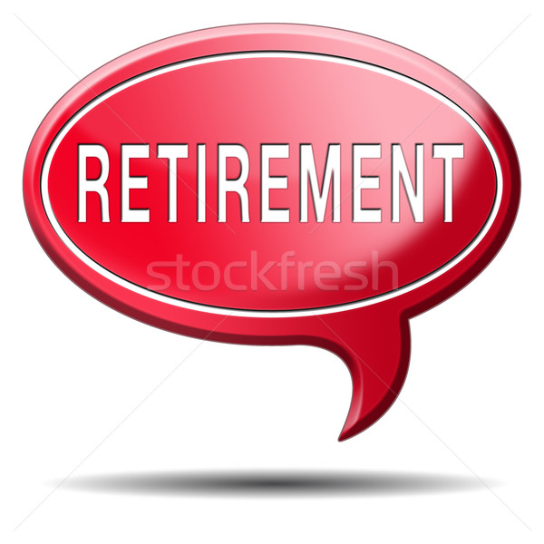 Nyugdíj előre nyugdíjba megy alap terv aranykor Stock fotó © kikkerdirk