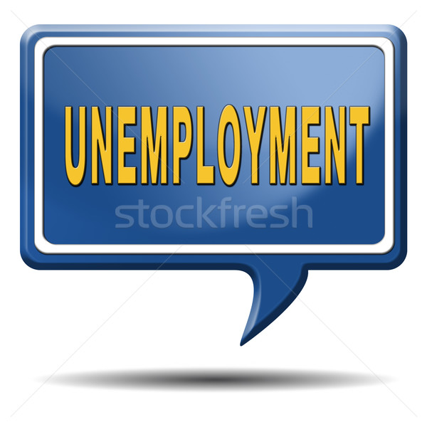 Bezrobocie luźny pracy strata działalności Zdjęcia stock © kikkerdirk
