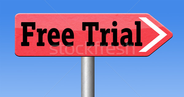 free trial sample Stock photo © kikkerdirk