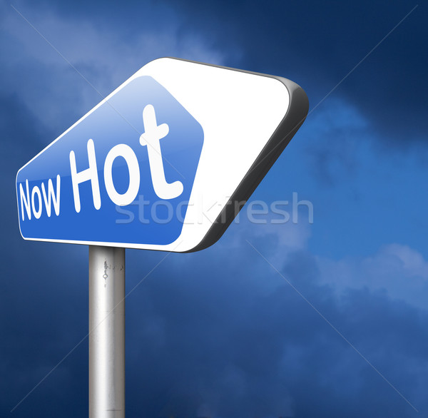 now hot Stock photo © kikkerdirk