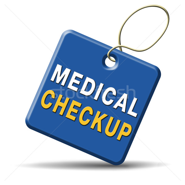 Medizinischen überprüfen up Prüfung besten jährlich Stock foto © kikkerdirk