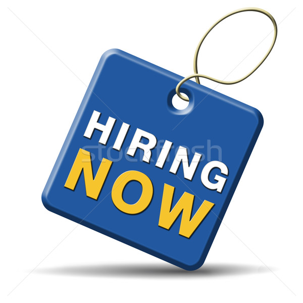 hiring now Stock photo © kikkerdirk