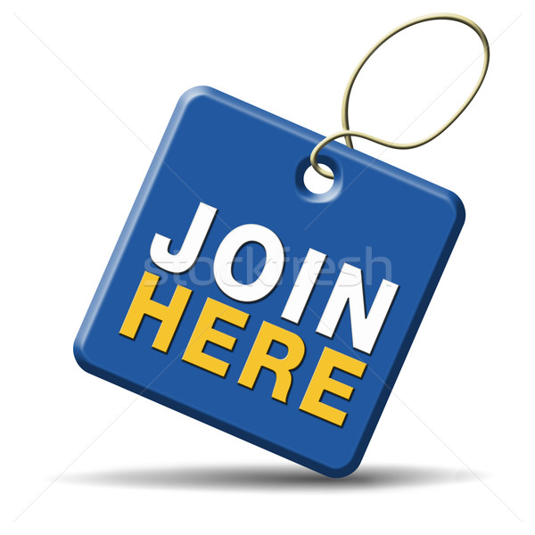 join here icon Stock photo © kikkerdirk