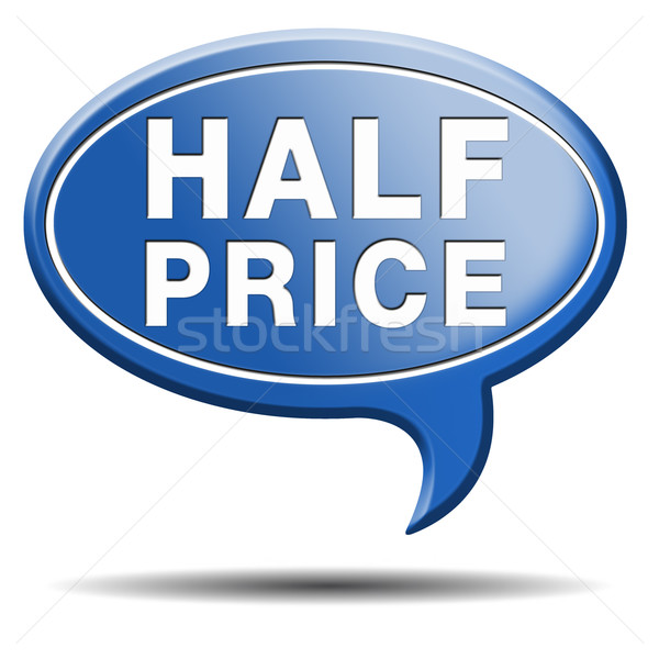 half price Stock photo © kikkerdirk